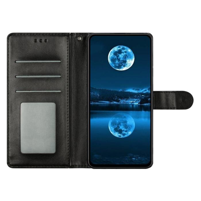 OEM - Samsung Galaxy A57 Plånboksfodral Konstläder Ställfunktion - Svart