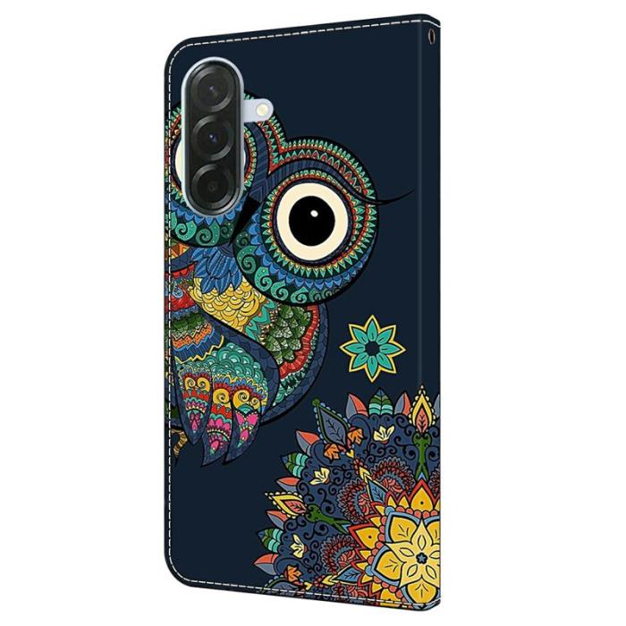 OEM - Samsung Galaxy A57 Plånboksfodral Mönstertryck Konstläder - Mandala Owl