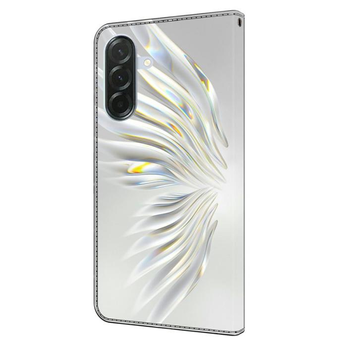OEM - Samsung Galaxy A57 Plånboksfodral Mönstertryck Ställ Konstläder - Crystal Wings