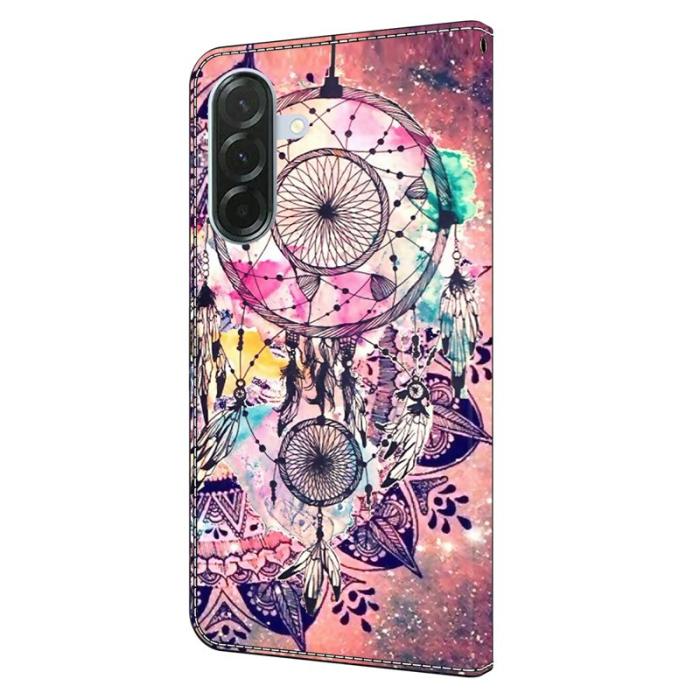 OEM - Samsung Galaxy A57 Plånboksfodral Mönstertryck Ställ Konstläder - Wind Chime