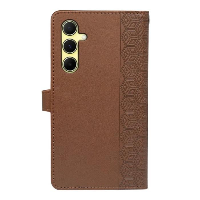 OEM - Samsung Galaxy A57 Fodral PU Läder 9 Kortfack - Brun