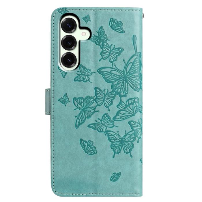 OEM - Samsung Galaxy A57 Plånboksfodral Konstläder Flip Skydd - Grön