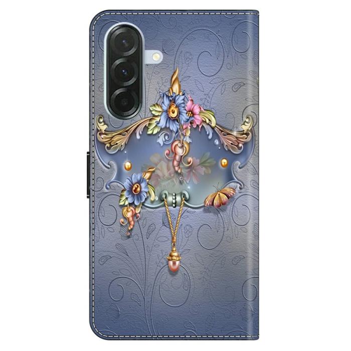 OEM - Samsung Galaxy A57 Plånboksfodral Konstläder Med Ställ - Blommotiv