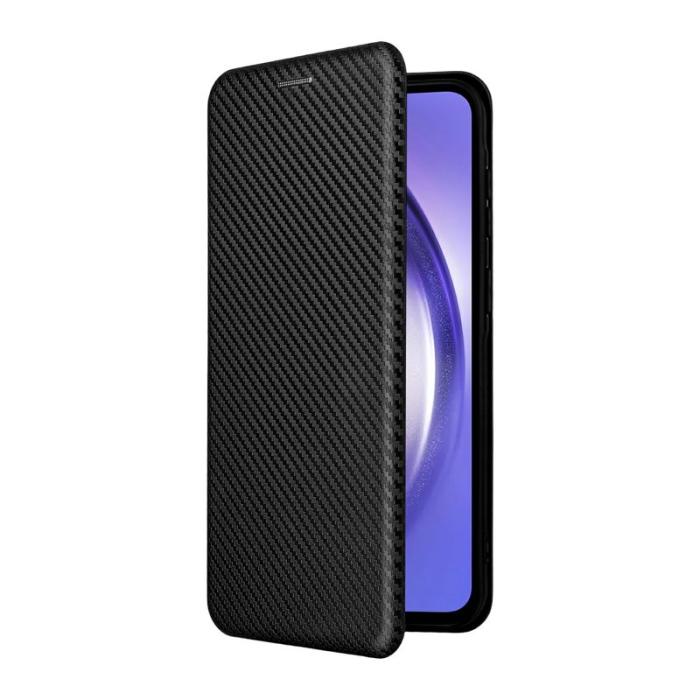 OEM - Samsung Galaxy A57 Fodral KonstLäder Skydd - Svart