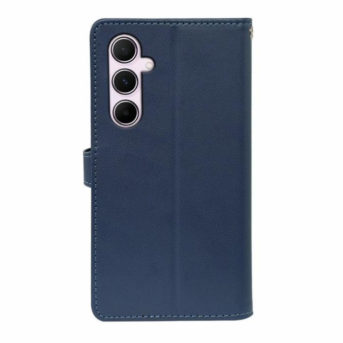 OEM - Samsung Galaxy A57 Fodral PU Läder Ställ - Blå