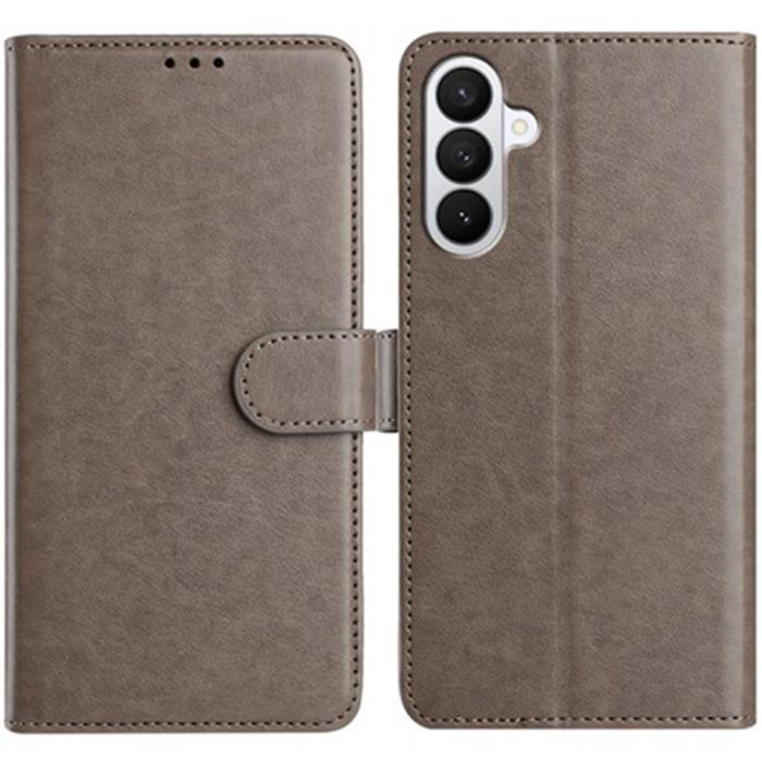 OEM - Samsung Galaxy A57 Plånboksfodral Konstläder Ställ - Grå