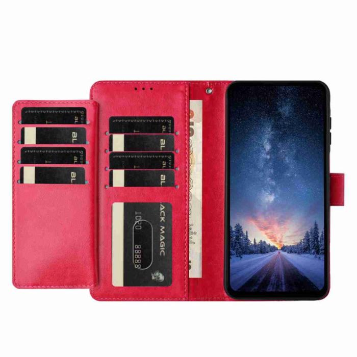 OEM - Samsung Galaxy A57 Plånboksfodral Konstläder Ställ - Rosa