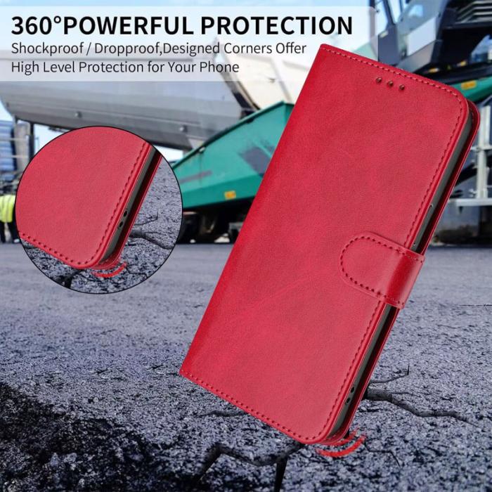 OEM - Samsung Galaxy A57 Plånboksfodral RFID Skydd Konstläder - Rosa