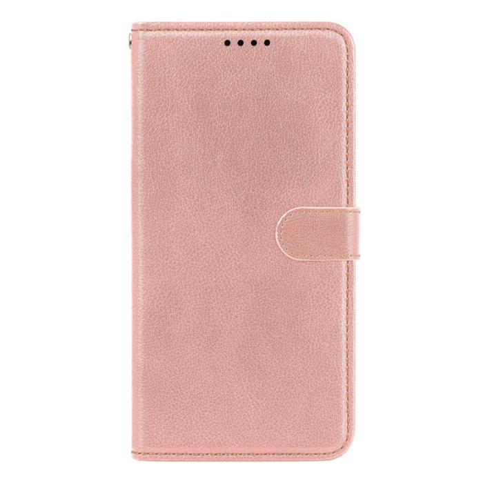 OEM - Samsung Galaxy A57 Fodral RFID Skydd Konstläder - Roséguld