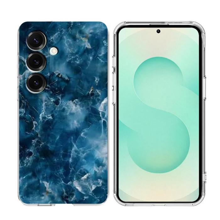 OEM - Samsung Galaxy A57 Mobilskal Marmortryck Mjuk TPU - Grå