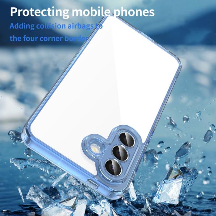 OEM - Samsung Galaxy A57 Mobilskal Plast + Akryl Anti-Gulning - Blå