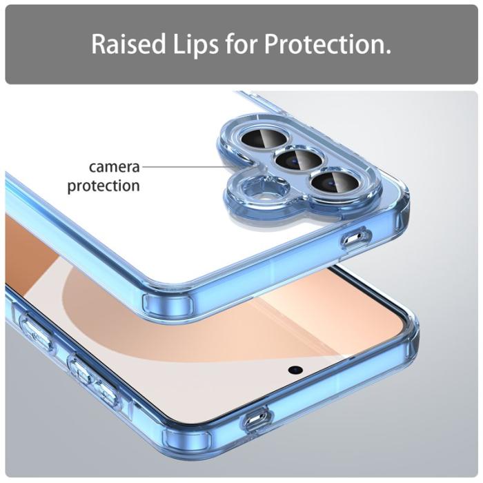 OEM - Samsung Galaxy A57 Mobilskal Plast + Akryl Anti-Gulning - Blå