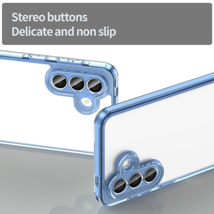 OEM - Samsung Galaxy A57 Mobilskal Plast + Akryl Anti-Gulning - Blå