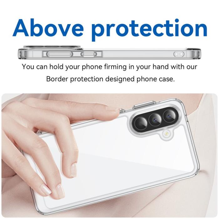 OEM - Samsung Galaxy A57 Mobilskal Plast Transparent - Vit