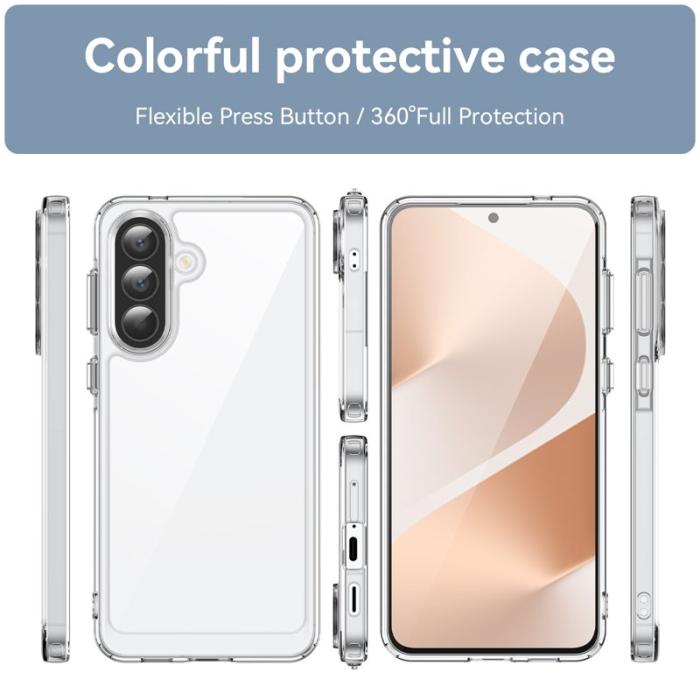 OEM - Samsung Galaxy A57 Mobilskal Plast Transparent - Vit