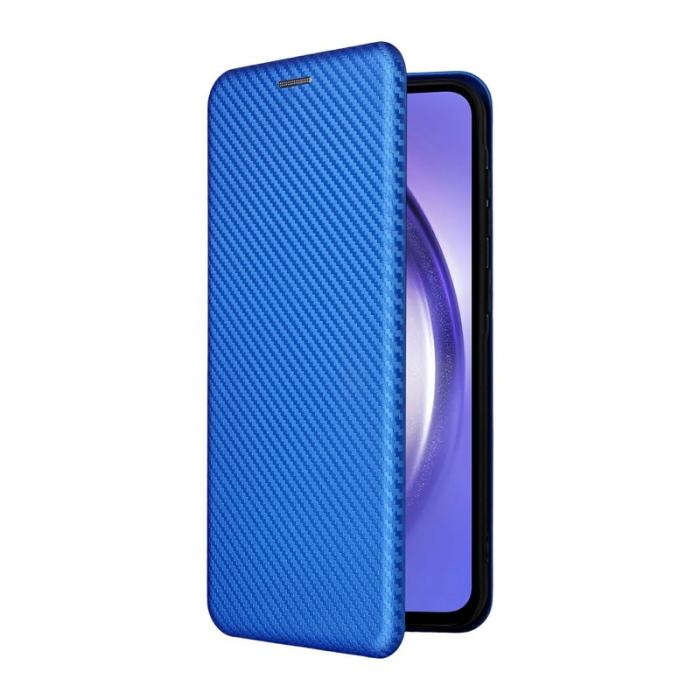 OEM - Samsung Galaxy A57 Mobilskal PU Läder Drop-Skydd - Blå