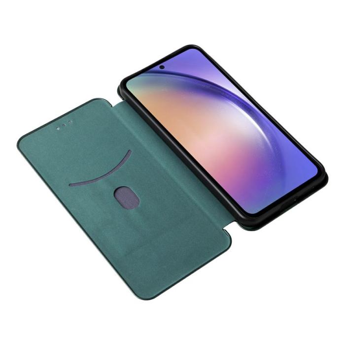 OEM - Samsung Galaxy A57 Mobilskal PU Läder Drop-Skydd - Grön