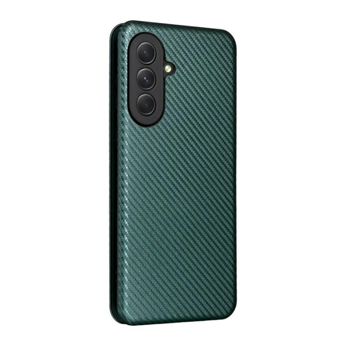 OEM - Samsung Galaxy A57 Mobilskal PU Läder Drop-Skydd - Grön