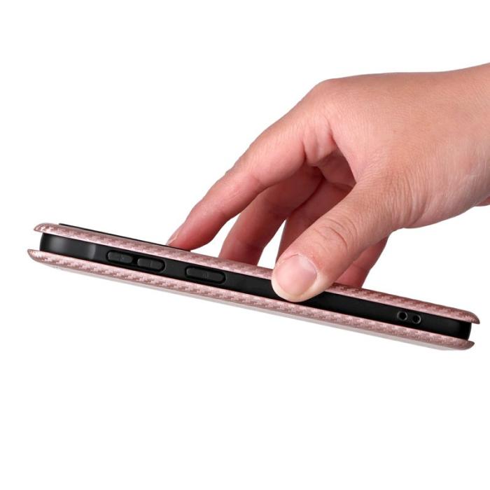 OEM - Samsung Galaxy A57 Mobilskal PU Läder Drop-Skydd - Roséguld