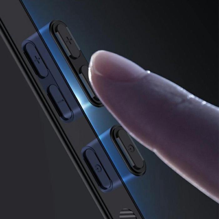 OEM - Samsung Galaxy A57 Mobilskal PU Läder Plast Skydd - Grå