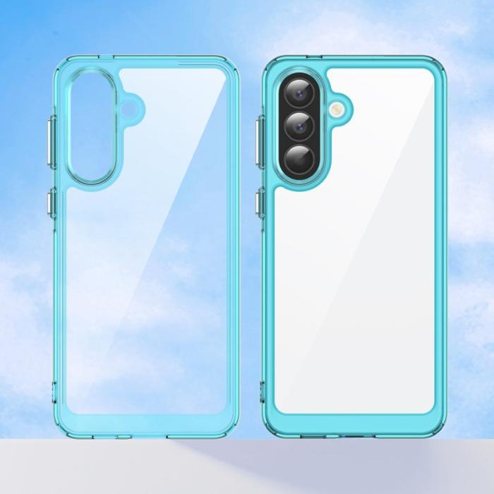 OEM - Samsung Galaxy A57 Mobilskal TPU Plast Skydd - Transparent Blå