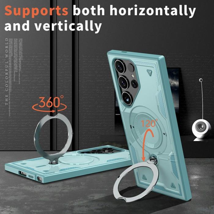 N/A - Samsung Galaxy S25 Ultra Skal Plast Militärskydd - Baby Blue