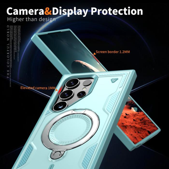 N/A - Samsung Galaxy S25 Ultra Skal Plast Militärskydd - Baby Blue