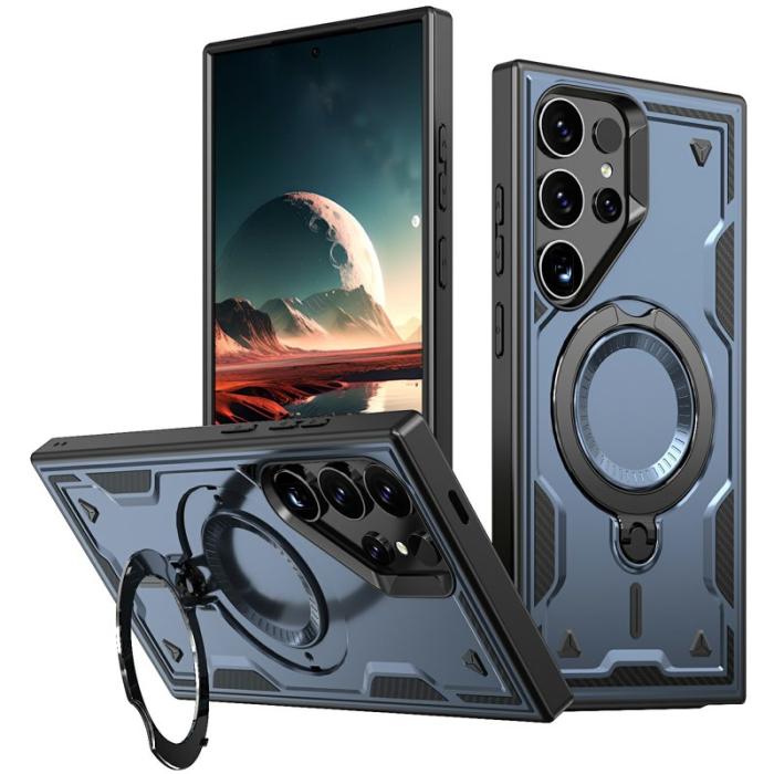 N/A - Samsung Galaxy S25 Ultra Skal Plast Militärskydd - Blå