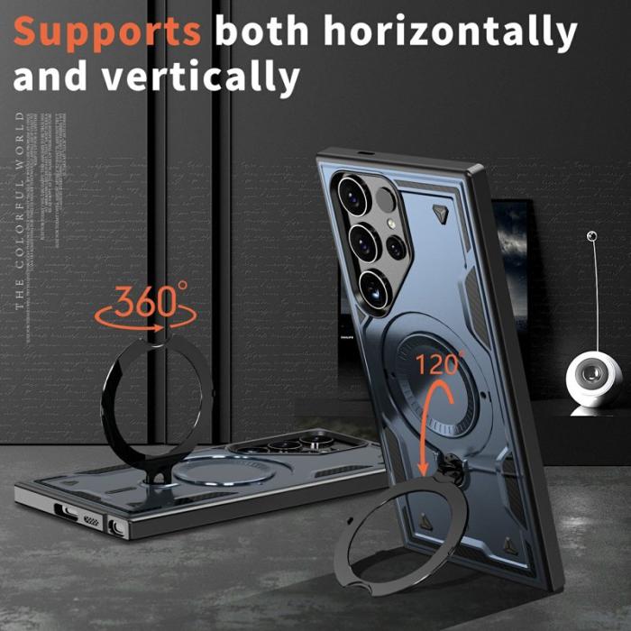 N/A - Samsung Galaxy S25 Ultra Skal Plast Militärskydd - Blå