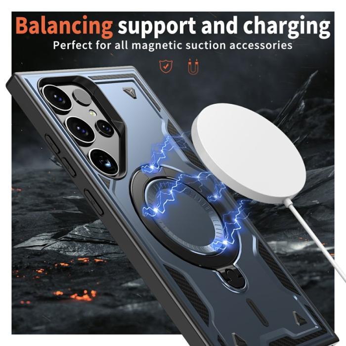 N/A - Samsung Galaxy S25 Ultra Skal Plast Militärskydd - Blå