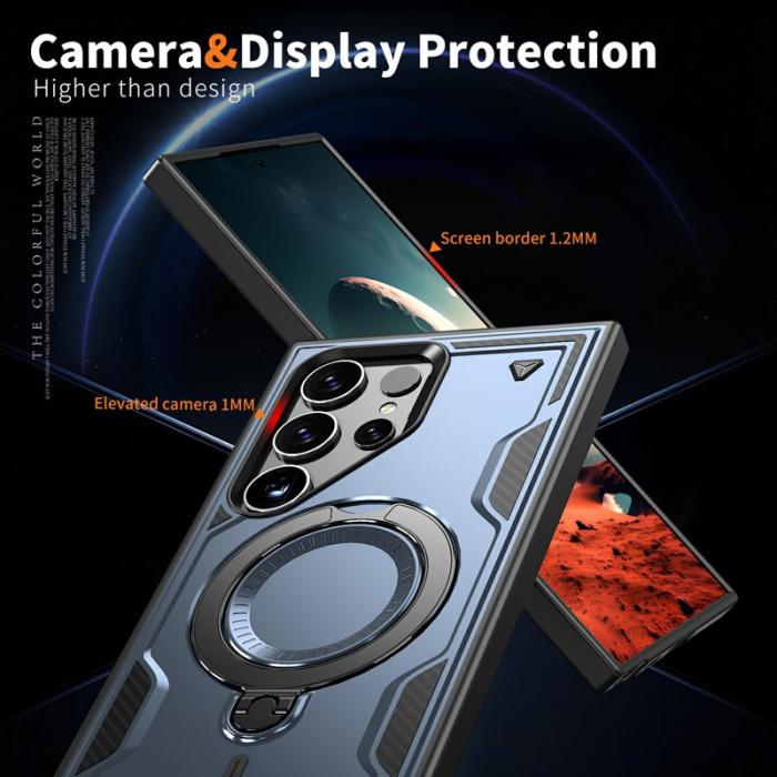 N/A - Samsung Galaxy S25 Ultra Skal Plast Militärskydd - Blå