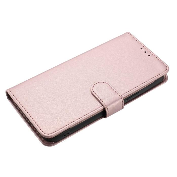 OEM - Samsung Galaxy S26 Edge Plånboksfodral Konstläder Ställ - Roséguld