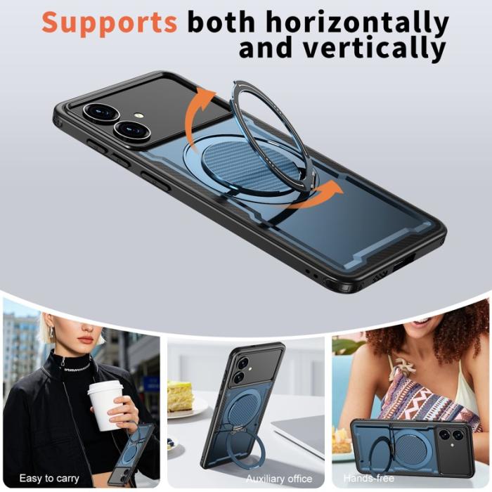 OEM - Samsung Galaxy S26 Edge Mobilskal Magnetiskt TPU + PC - Blå