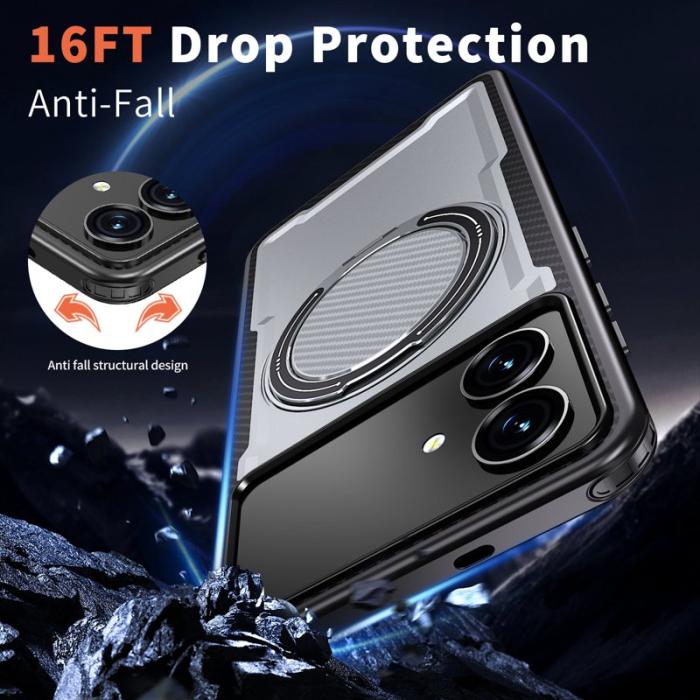 OEM - Samsung Galaxy S26 Edge Mobilskal Magnetiskt TPU + PC - Grå