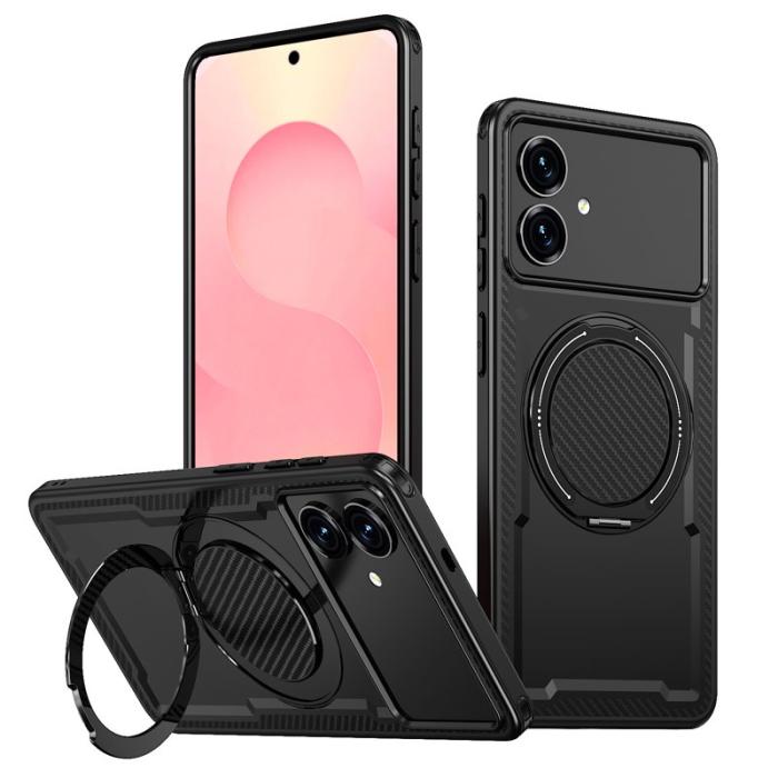 OEM - Samsung Galaxy S26 Edge Mobilskal Magnetiskt TPU + PC - Svart