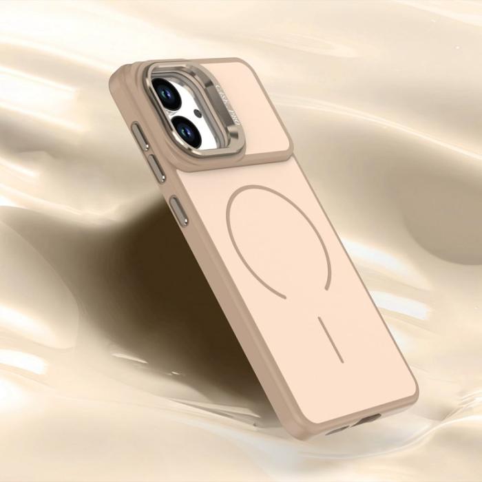 OEM - Samsung Galaxy S26 Edge Mobilskal Plast Med Ställning - Guld