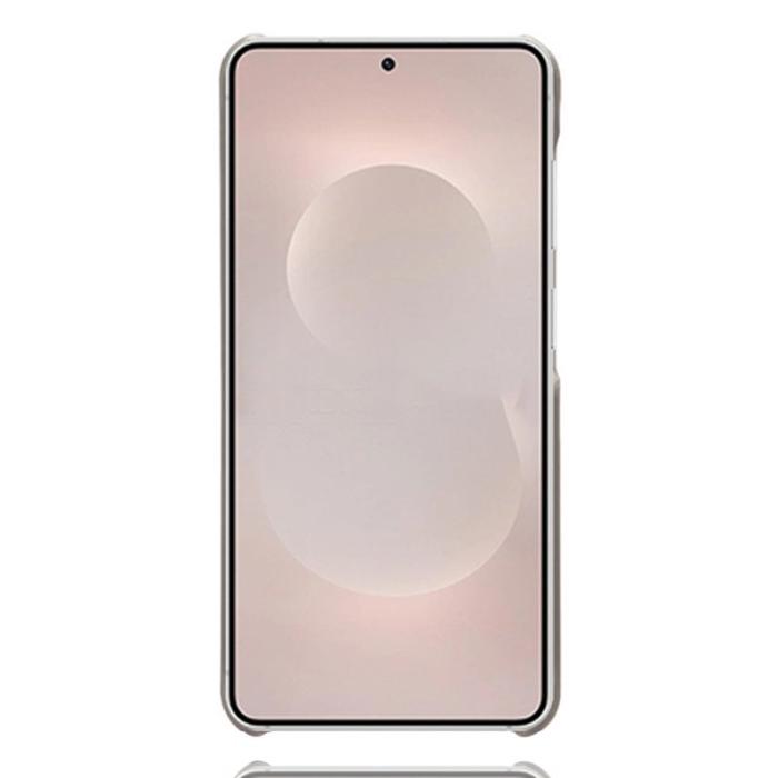 OEM - Samsung Galaxy S26 Edge Mobilskal PU Läder + Hård PC - Grå