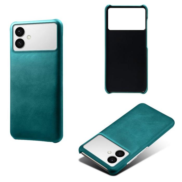 OEM - Samsung Galaxy S26 Edge Mobilskal PU Läder Hård PC Skydd - Grön