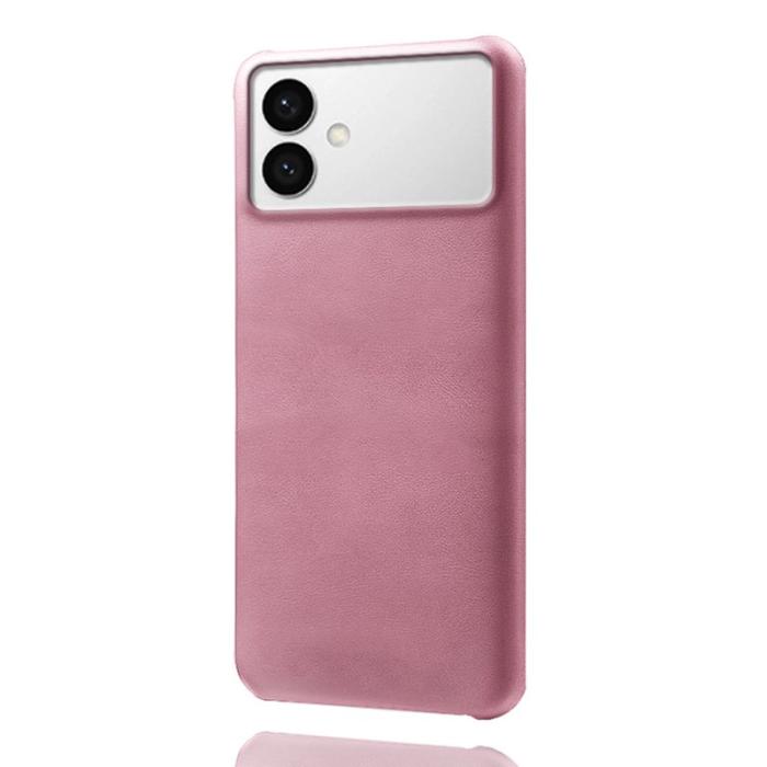 OEM - Samsung Galaxy S26 Edge Mobilskal PU Läder Hård PC Skydd - Roséguld