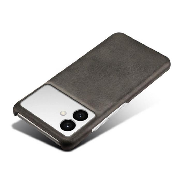 OEM - Samsung Galaxy S26 Edge Mobilskal PU Läder Hård PC Skydd - Svart