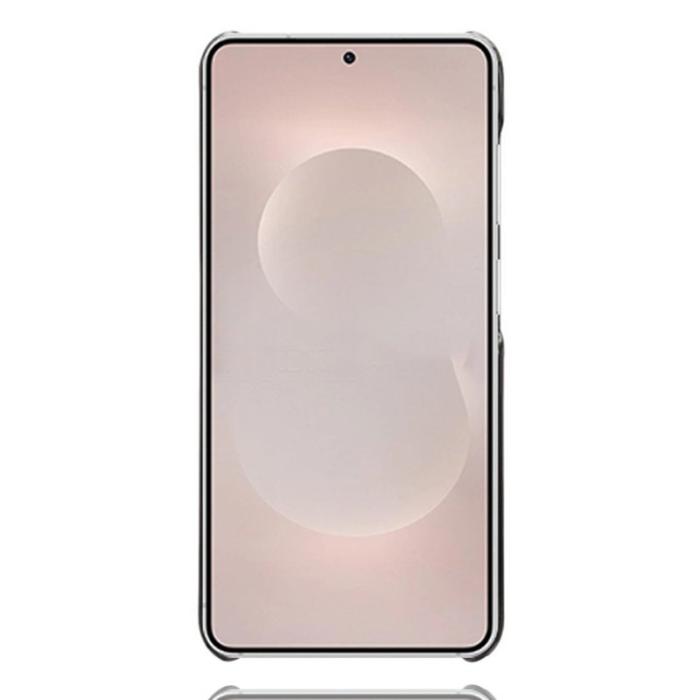 OEM - Samsung Galaxy S26 Edge Mobilskal PU Läder + Hård PC - Svart