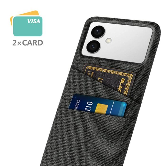 OEM - Samsung Galaxy S26 Edge Skal Tyg + Hård PC - Svart