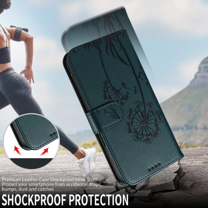 OEM - Samsung Galaxy S26+ Plånboksfodral Konstläder Med Rem Maskrostryck - Blå