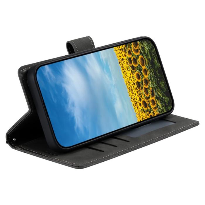 OEM - Samsung Galaxy S26 Fodral Imprägnat Konstläder - Grå