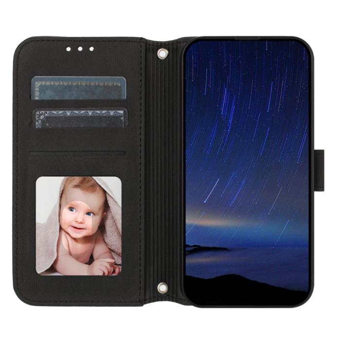 OEM - Samsung Galaxy S26 Plus Fodral KonstLäder Skin-Touch - Svart