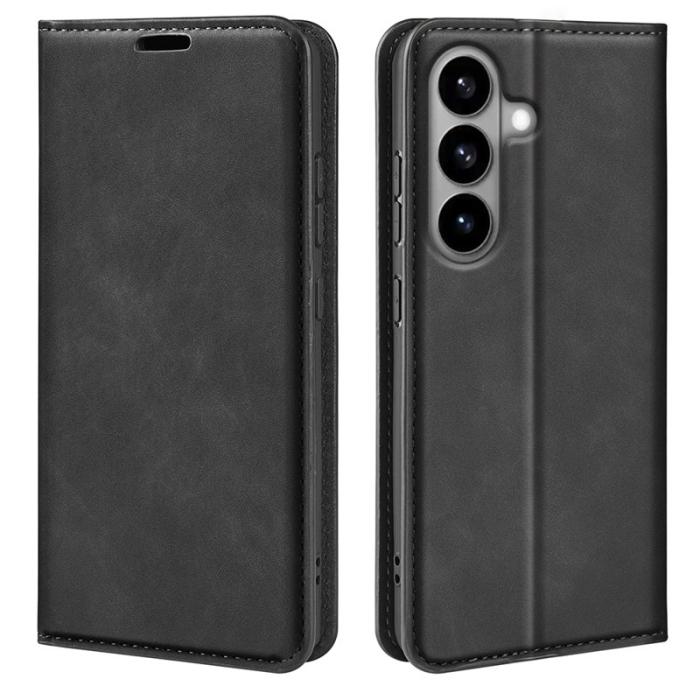 OEM - Samsung Galaxy S26 Fodral Konstläder Touch - Svart