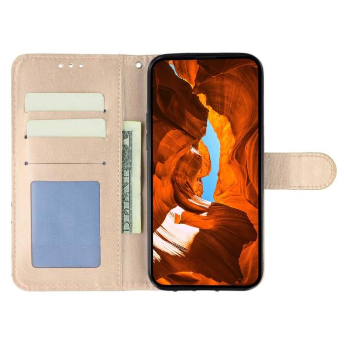 OEM - Samsung Galaxy S26 Plus Plånboksfodral Konstläder Flip med Rem - Roséguld