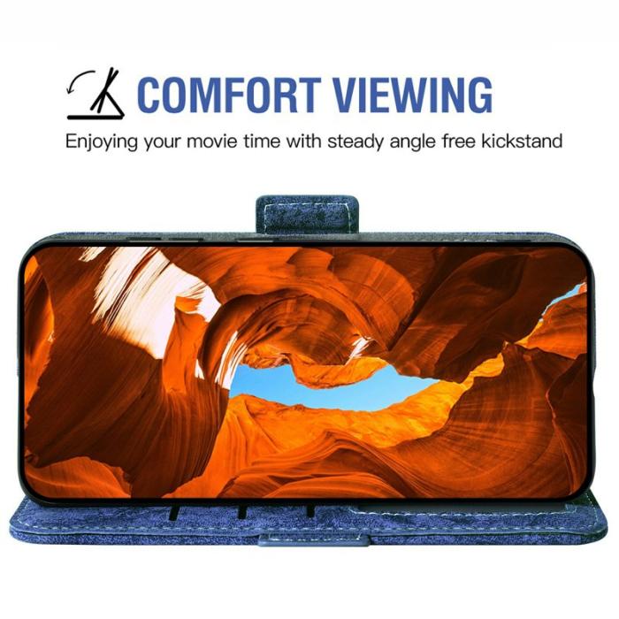 OEM - Samsung Galaxy S26 Fodral Vattentålig Konstläder - Blå