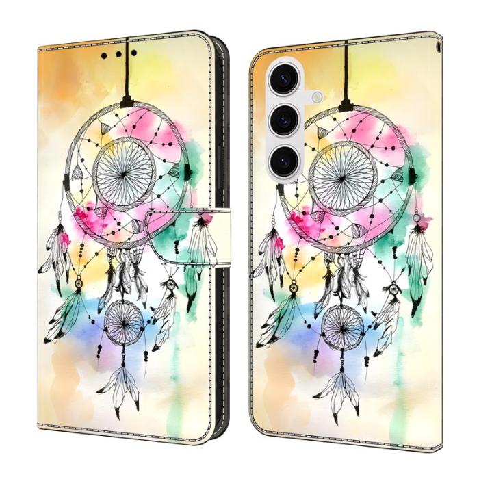 OEM - Samsung Galaxy S26 Fodral Vikbart Ställ PU Läder Mönster - Pattern 1