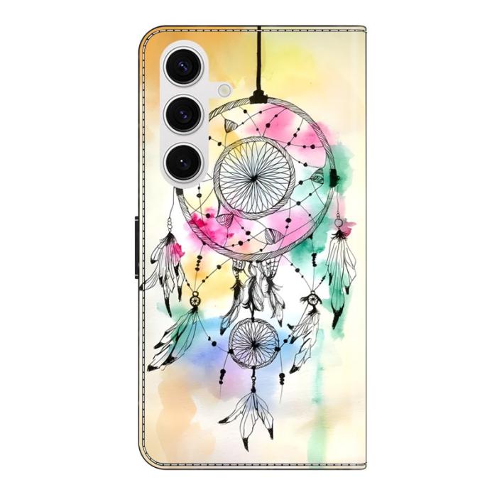 OEM - Samsung Galaxy S26 Fodral Vikbart Ställ PU Läder Mönster - Pattern 1